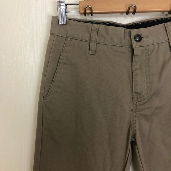Volcom Vmonty Chino Style Pants Size 27/14y - Picture 2 of 10